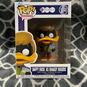 Funko Pop! Daffy Duck As Shaggy Rogers # 1240 ! Looney Tunes ! VAULTED !